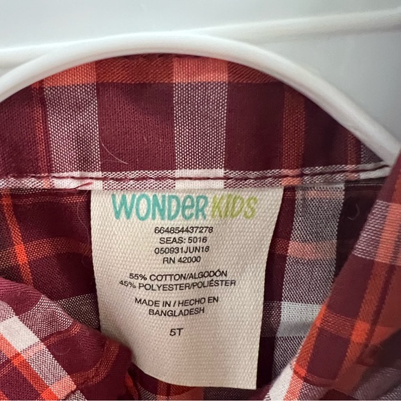 Boy’s 3 piece by Wonder kids size 5T new without tags - Picture 3 of 4